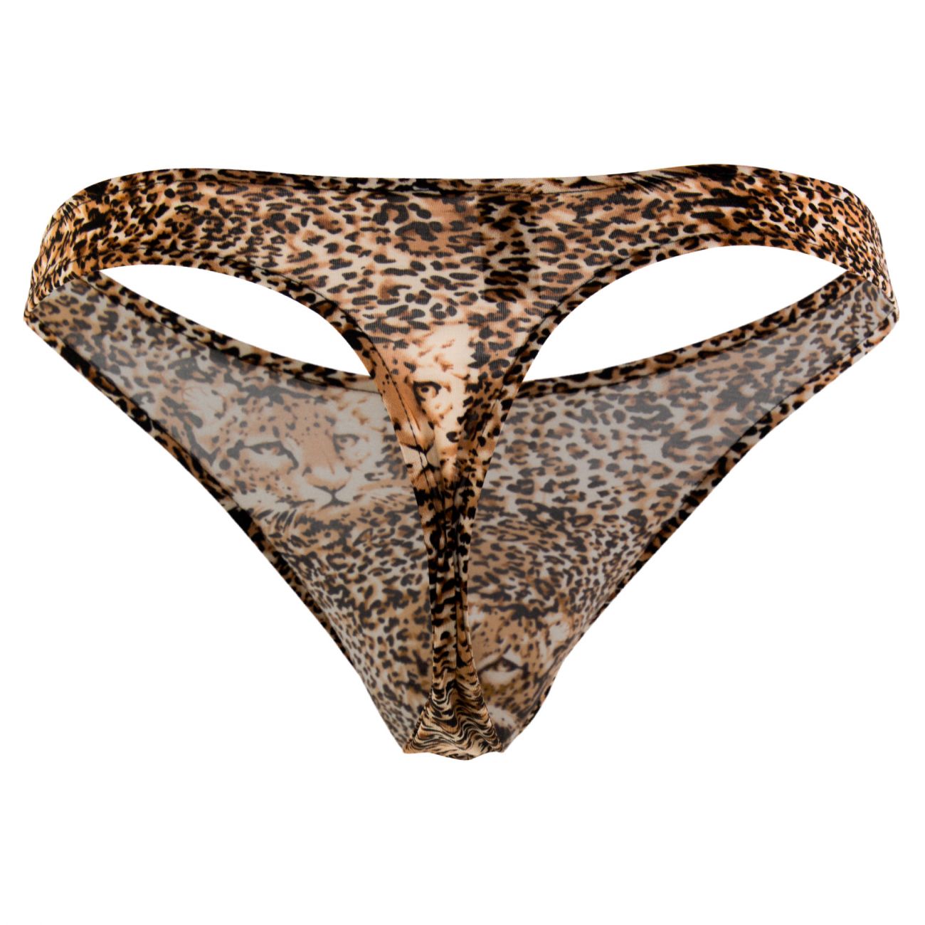 Male Power 444030 Animal Wonder Mens Thong Leopard