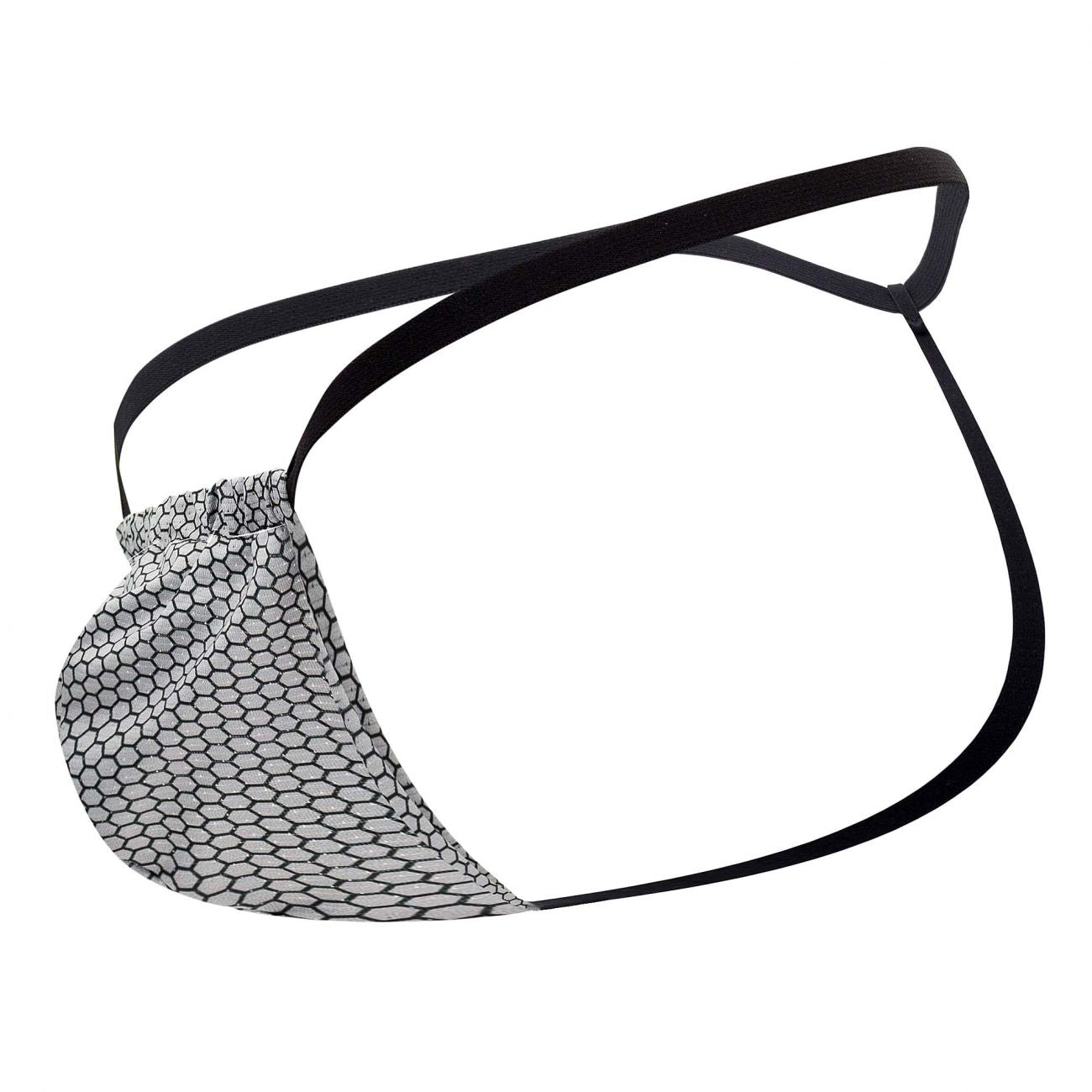 Male Power 450-269 Sexagon Posing Strap Gray