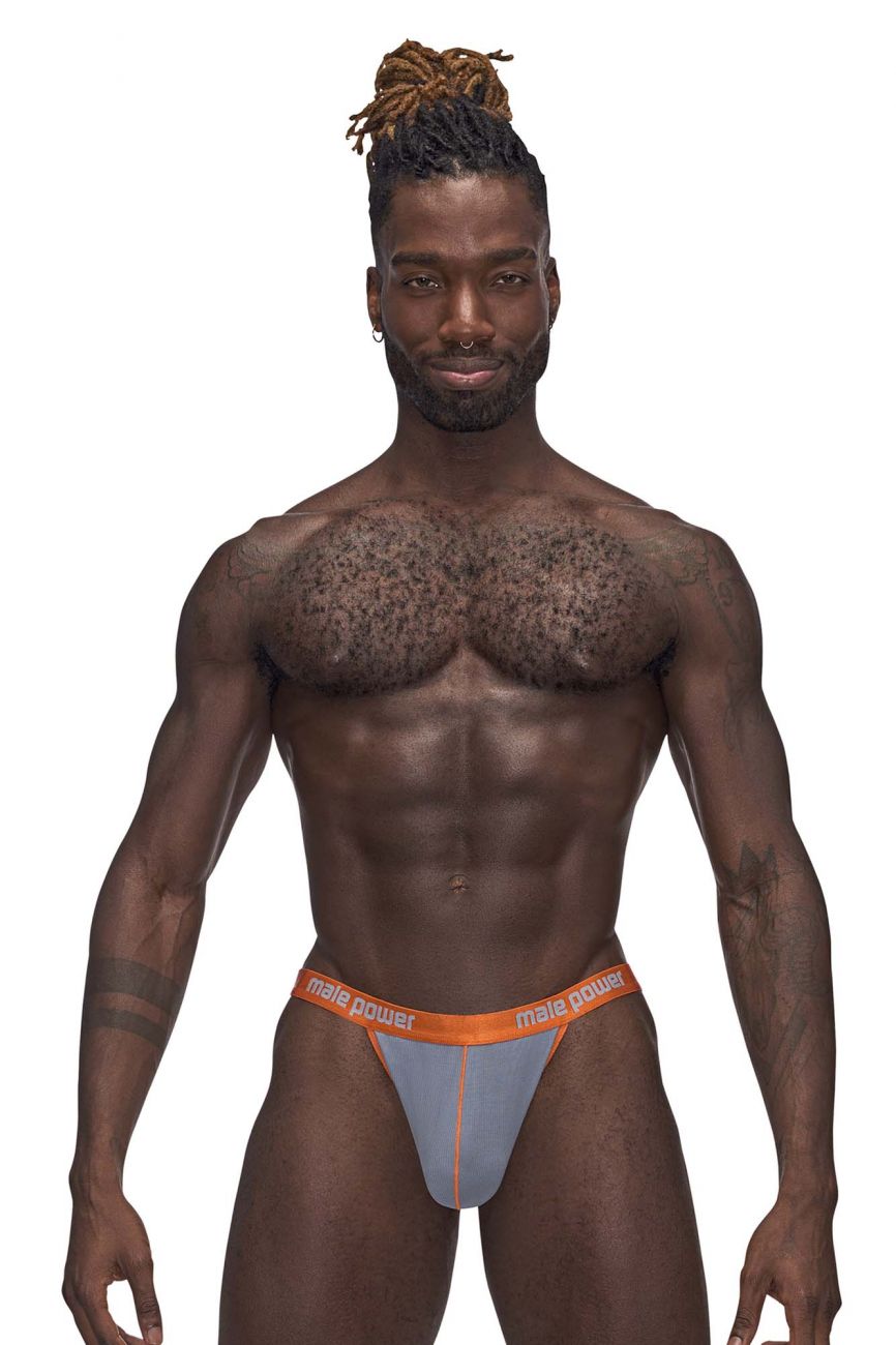Male Power 452-270 Casanova Uplift Micro Thong Gray