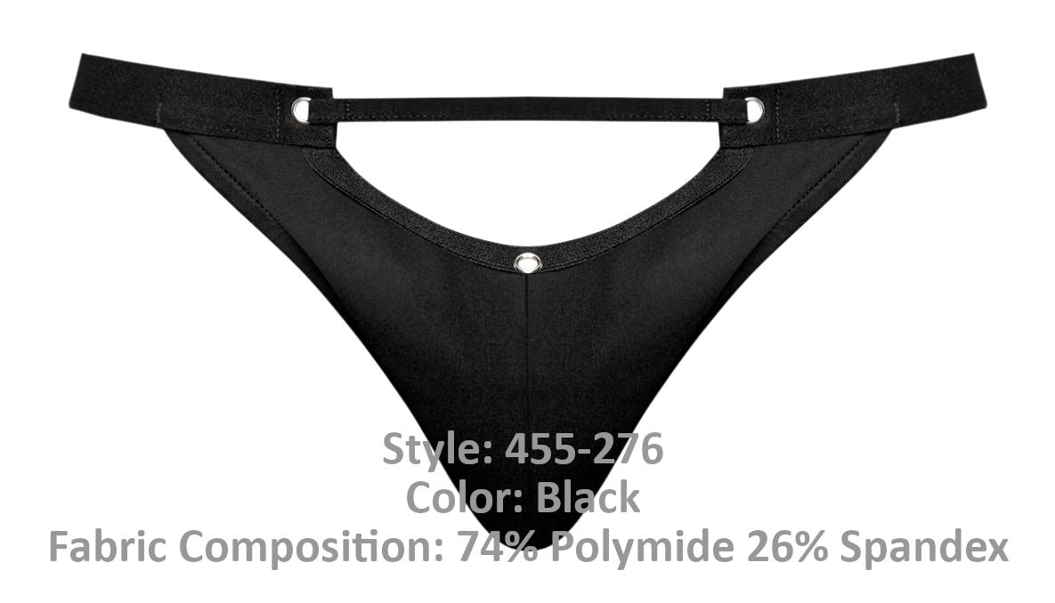 Male Power 455-276 Magnificence Micro V Thong Black