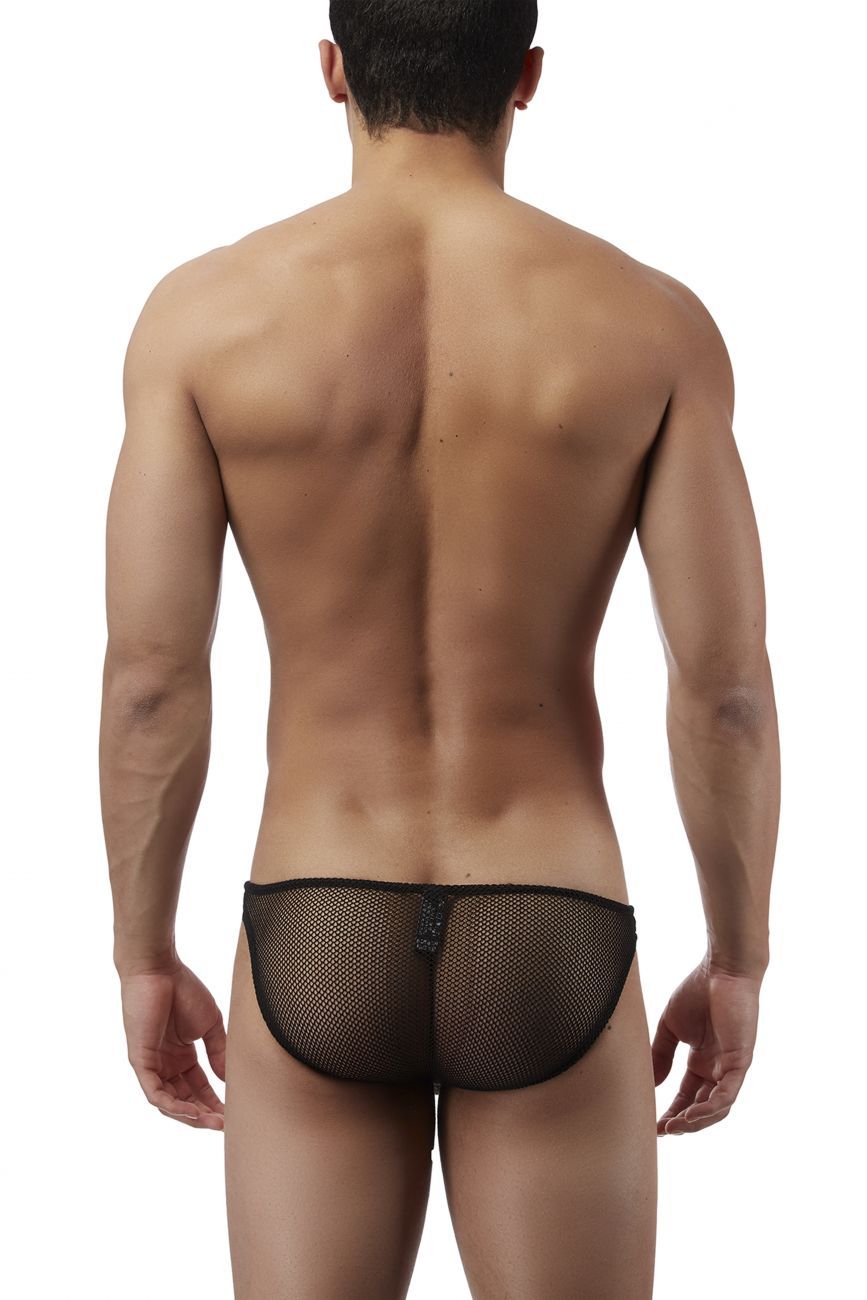 Male Power 49111C Stretch Net Wonder Bikini Black