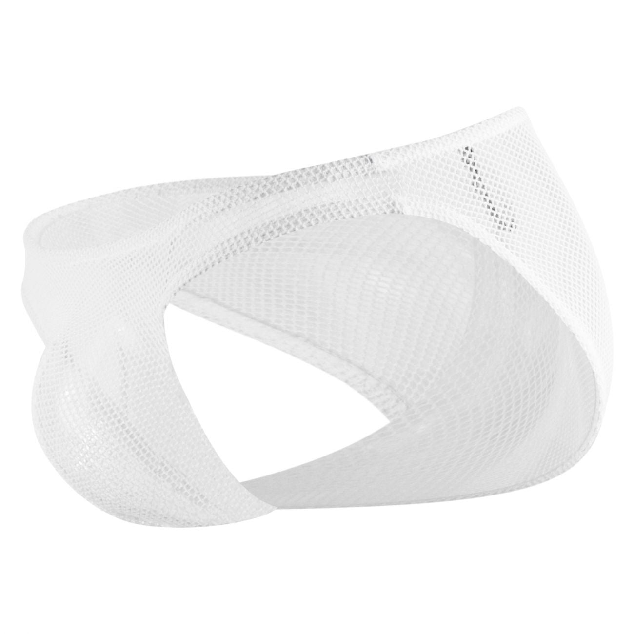 Male Power 49111C Stretch Net Wonder Bikini White