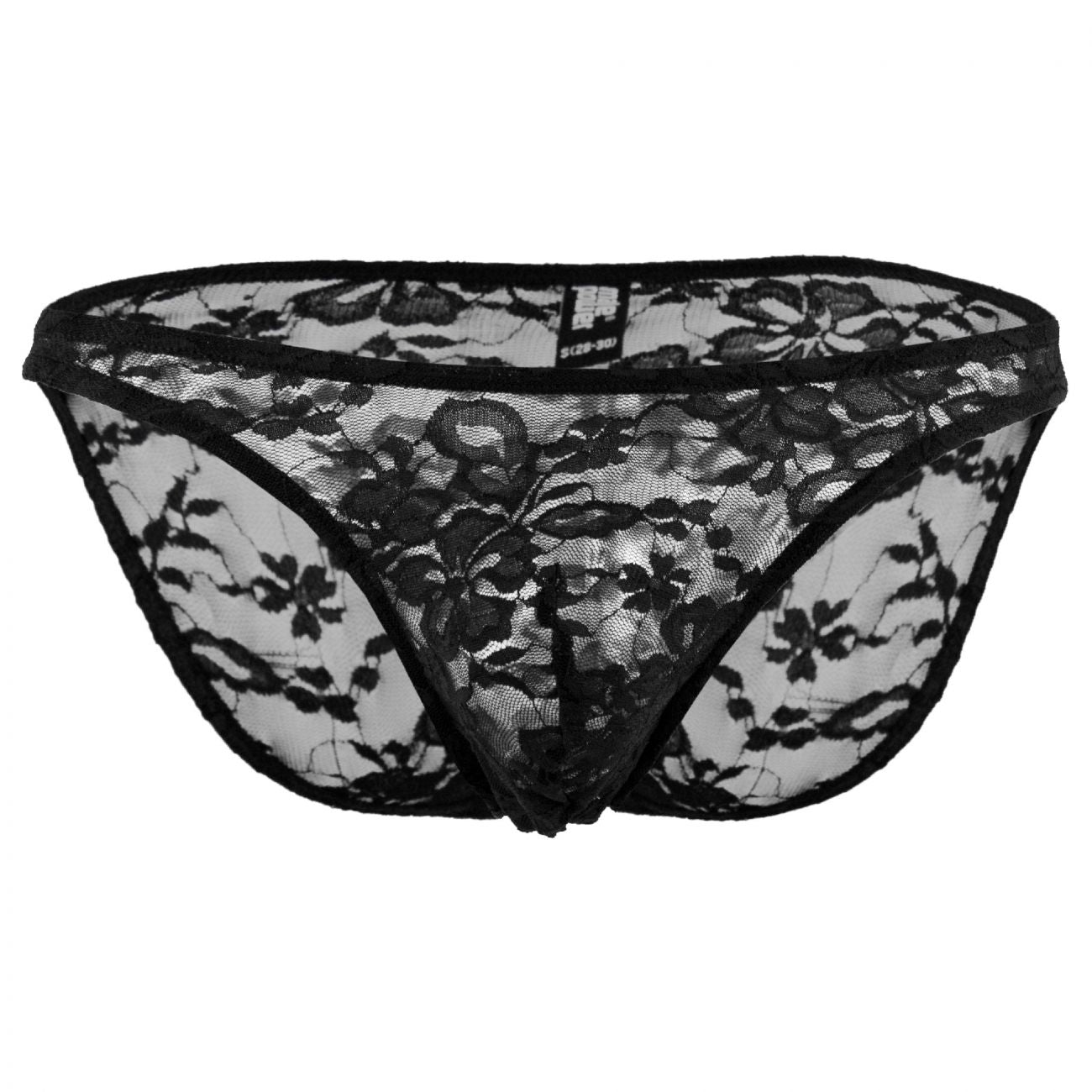 Male Power 491162 Stretch Lace Wonder Bikini Black