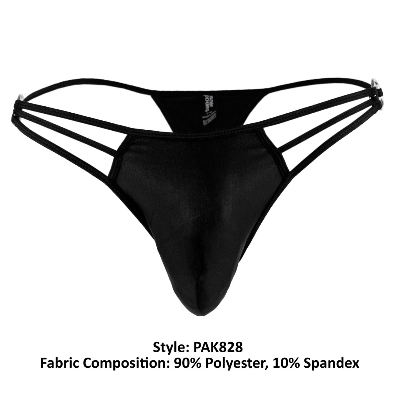 Male Power PAK828 G-Thong with Straps and Rings