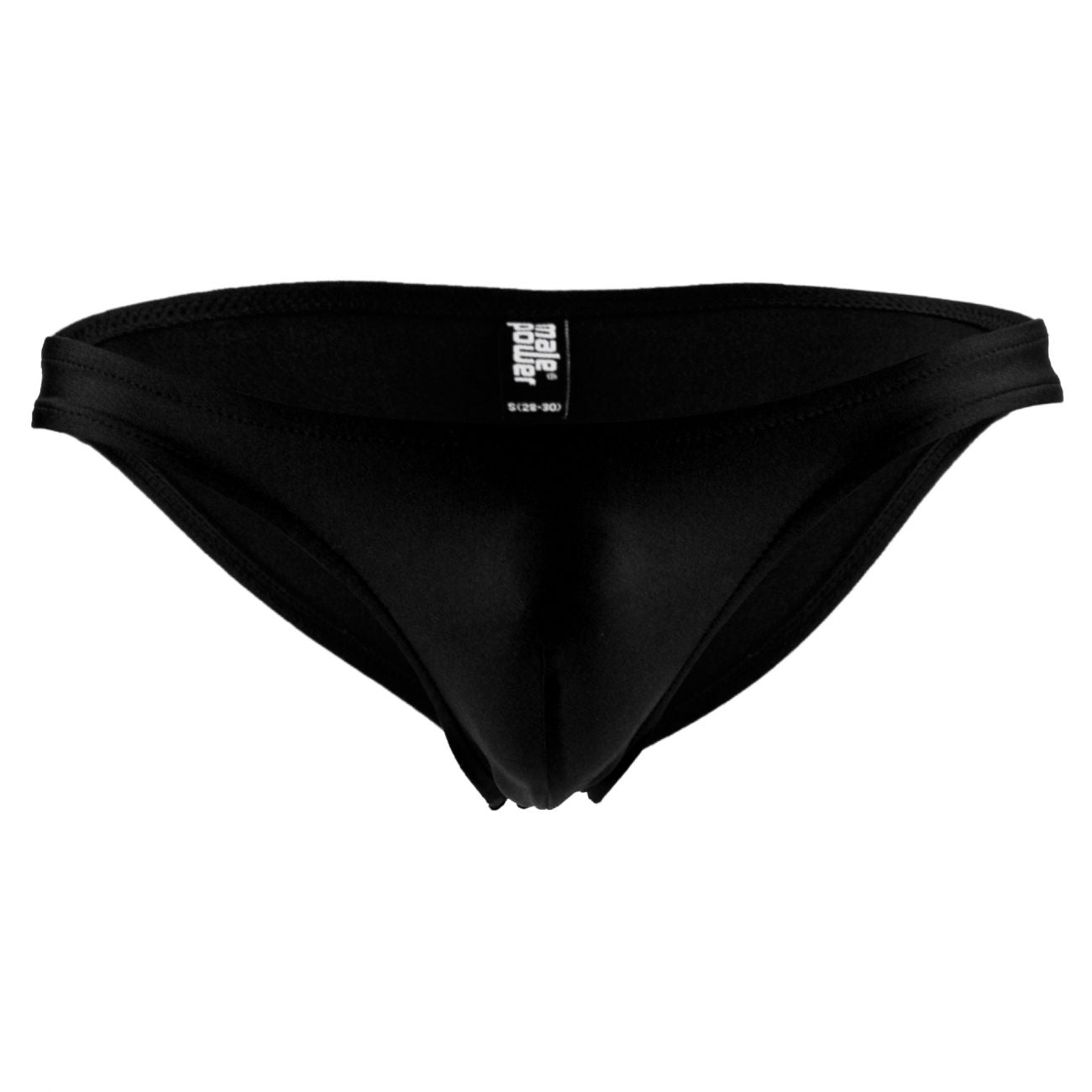 Male Power PAK871 Euro Male Spandex Brazilian Pouch Bikini Black