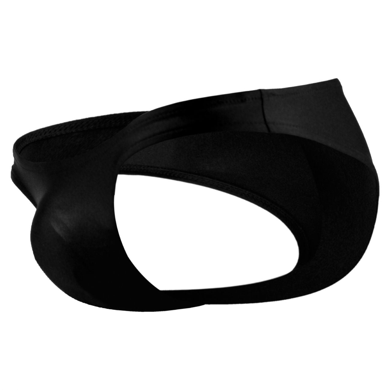 Male Power PAK871 Euro Male Spandex Brazilian Pouch Bikini Black