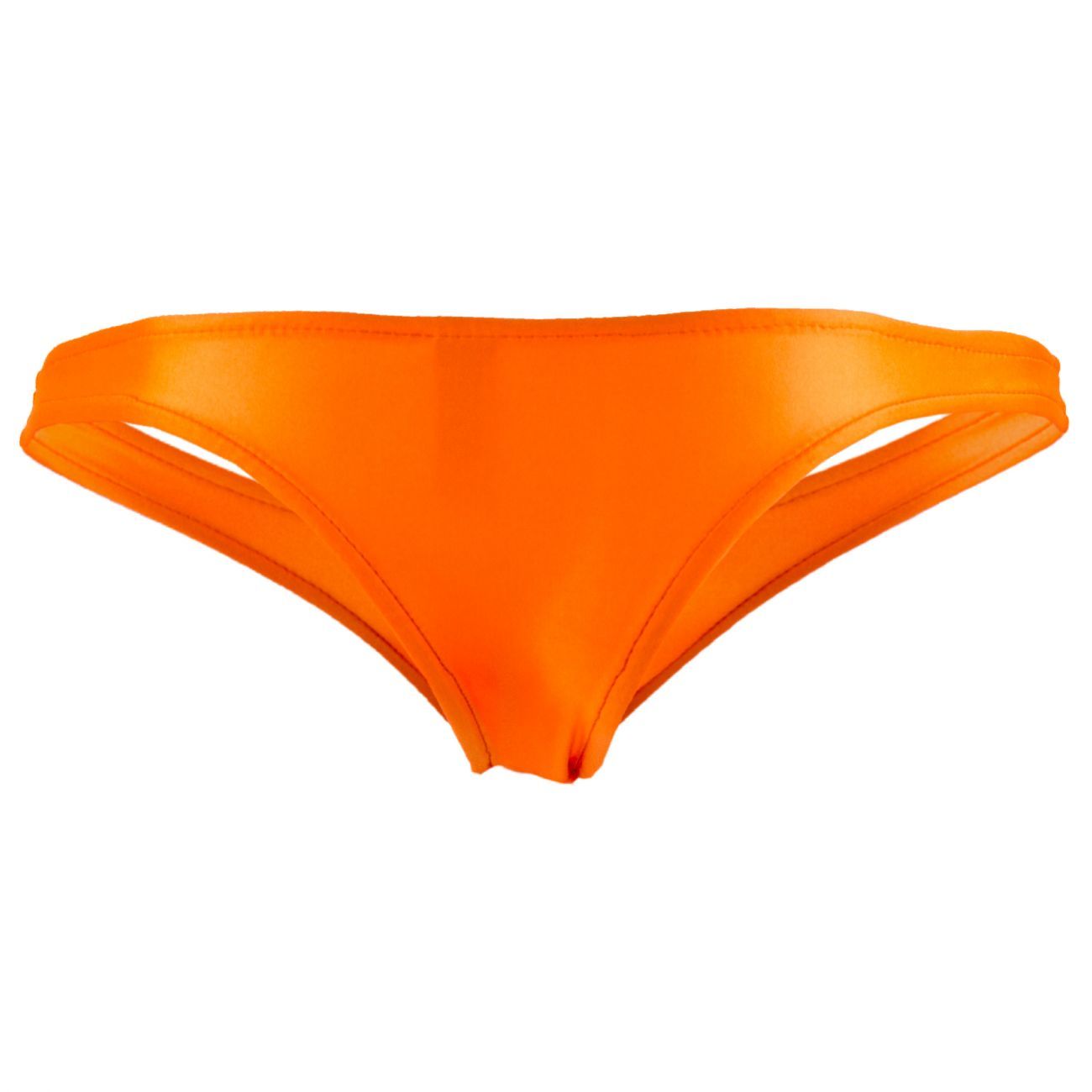 Male Power PAK874 Euro Male Spandex Full Cut Thong Orange