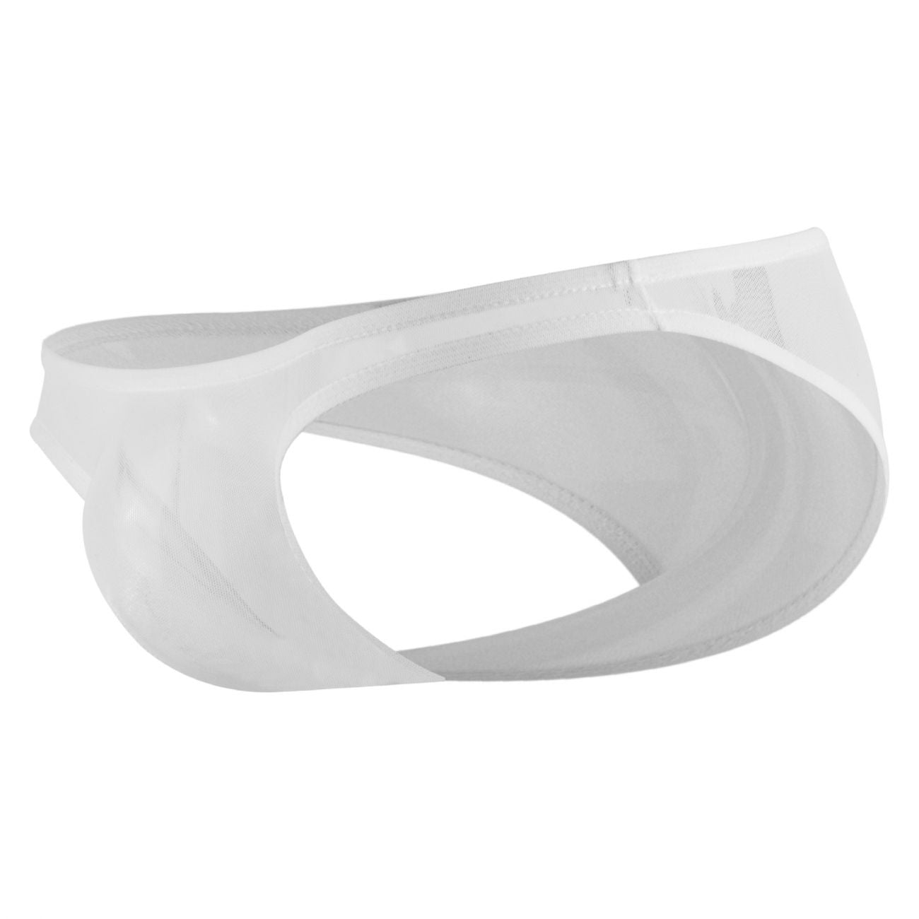 Male Power PAK881 Euro Male Mesh Brazilian Pouch Bikini White