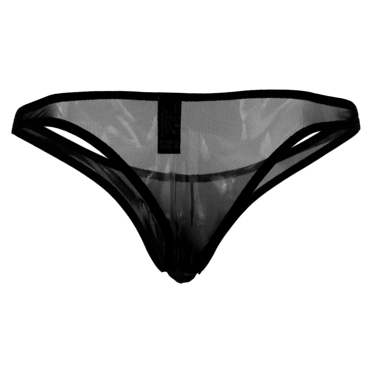 Male Power PAK884 Euro Male Mesh Full Cut Thong Black