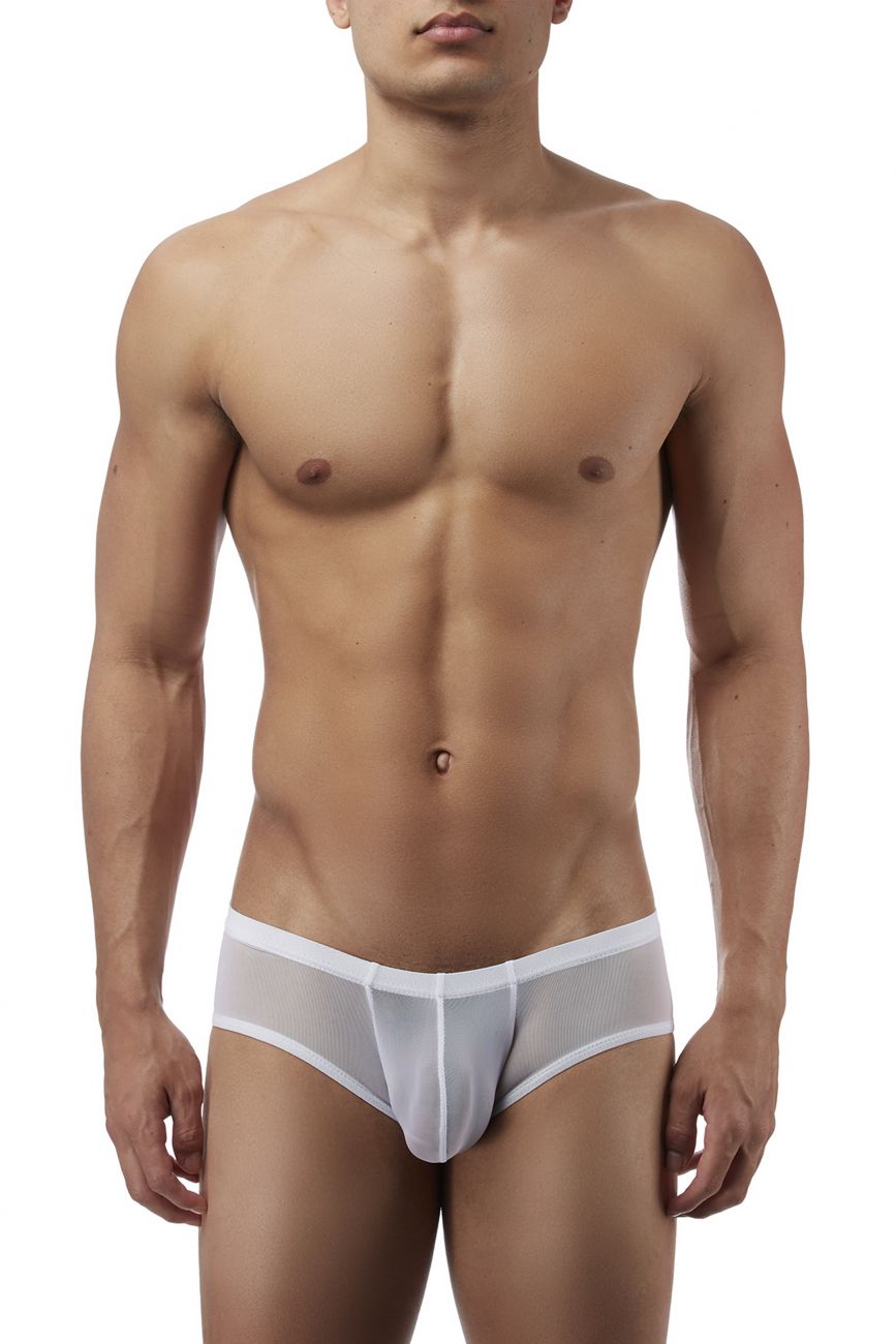 Male Power PAK885 Euro Male Mesh Micro Mini Pouch Short White