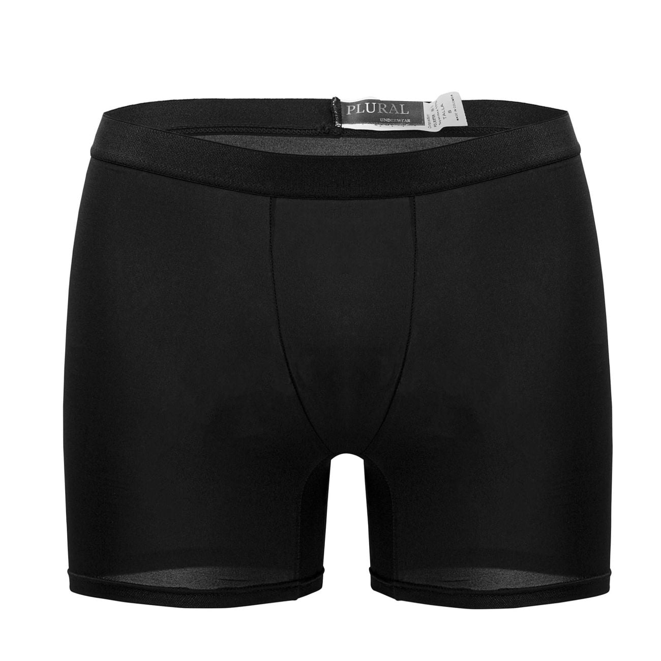 PLURAL PL008 Non-binary Underwear Trunks Black