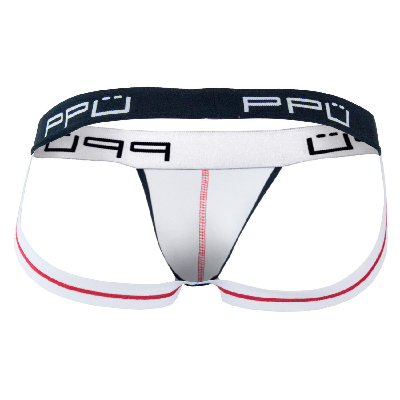 PPU 1308 Cotton Jockstrap White