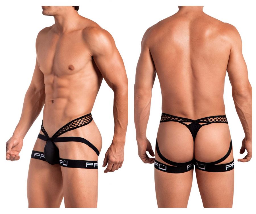 PPU 2105 Jockstrap Thongs Black