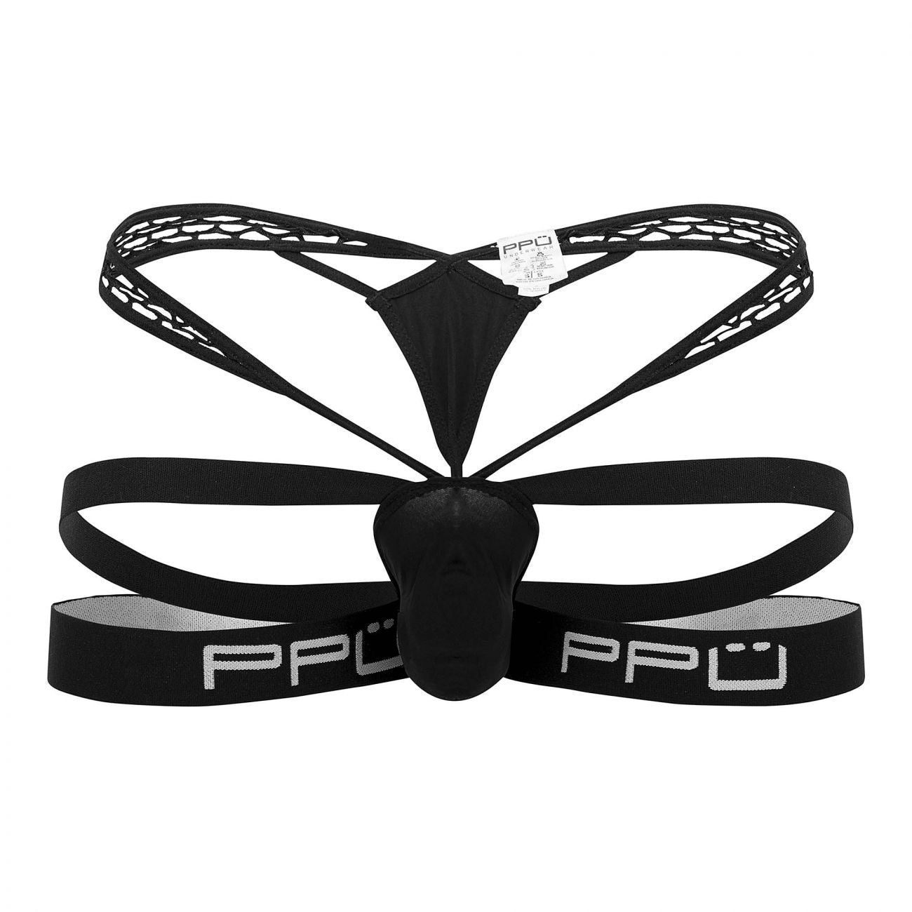 PPU 2105 Jockstrap Thongs Black