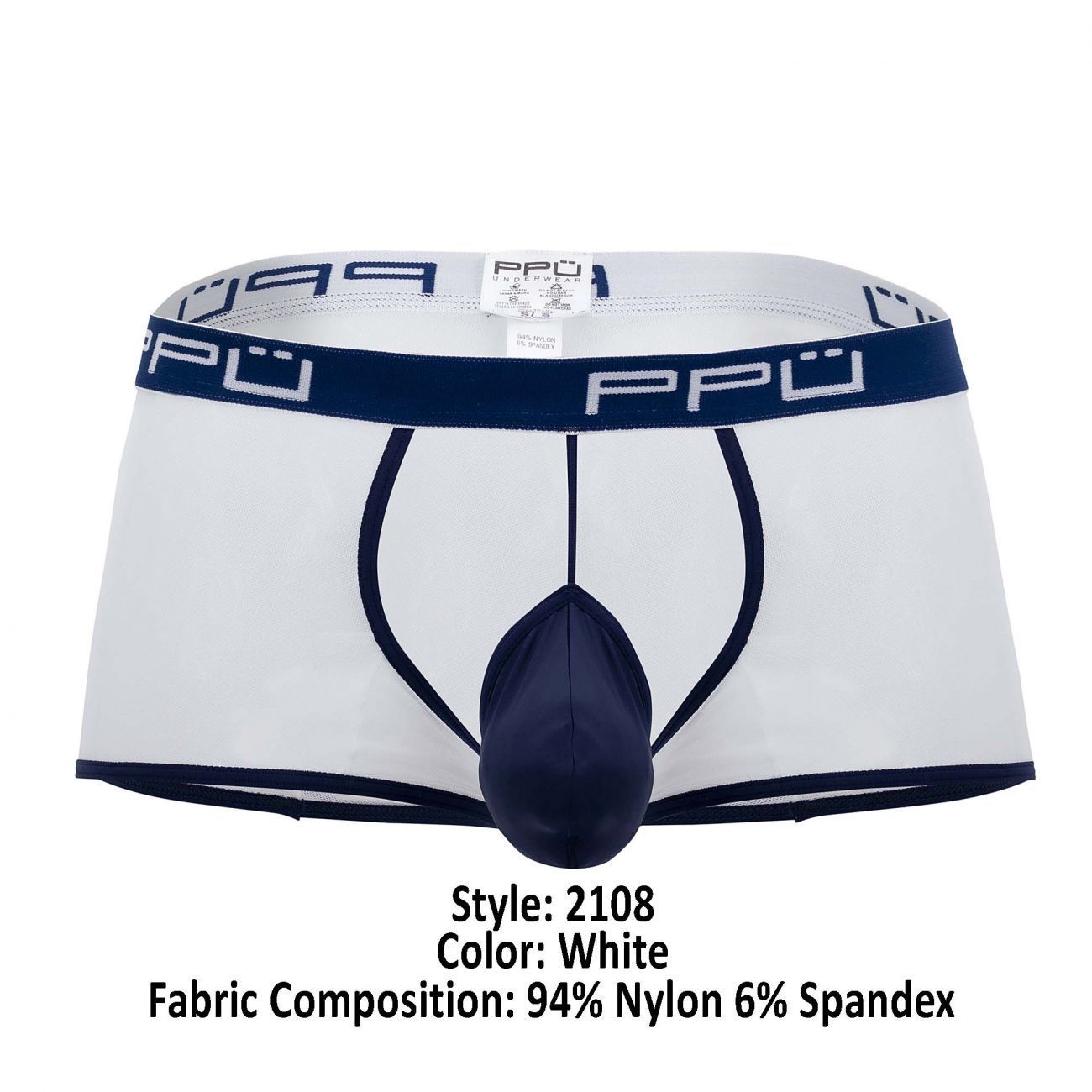 PPU 2108 Floater-Mesh Trunks White