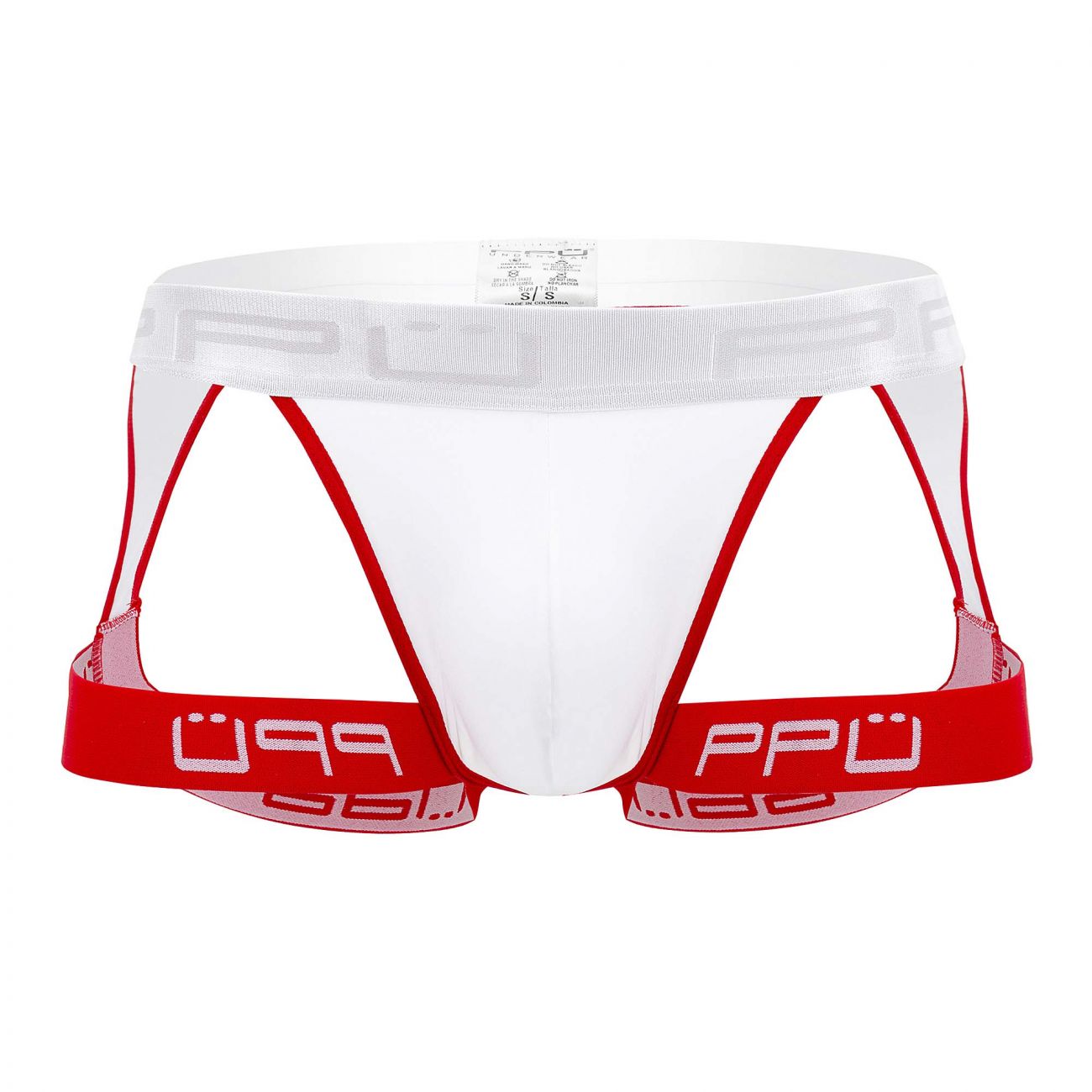 PPU 2109 Garter Jockstrap White