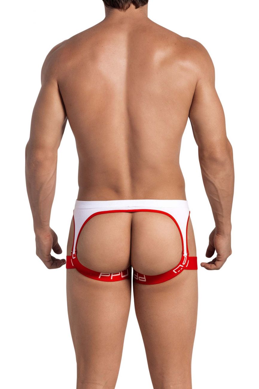 PPU 2109 Garter Jockstrap White