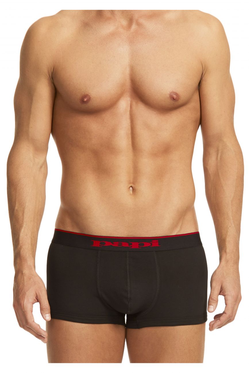 Papi 980503-982 Cotton Stretch Brazilian Yarndye Band Stripe Red Black