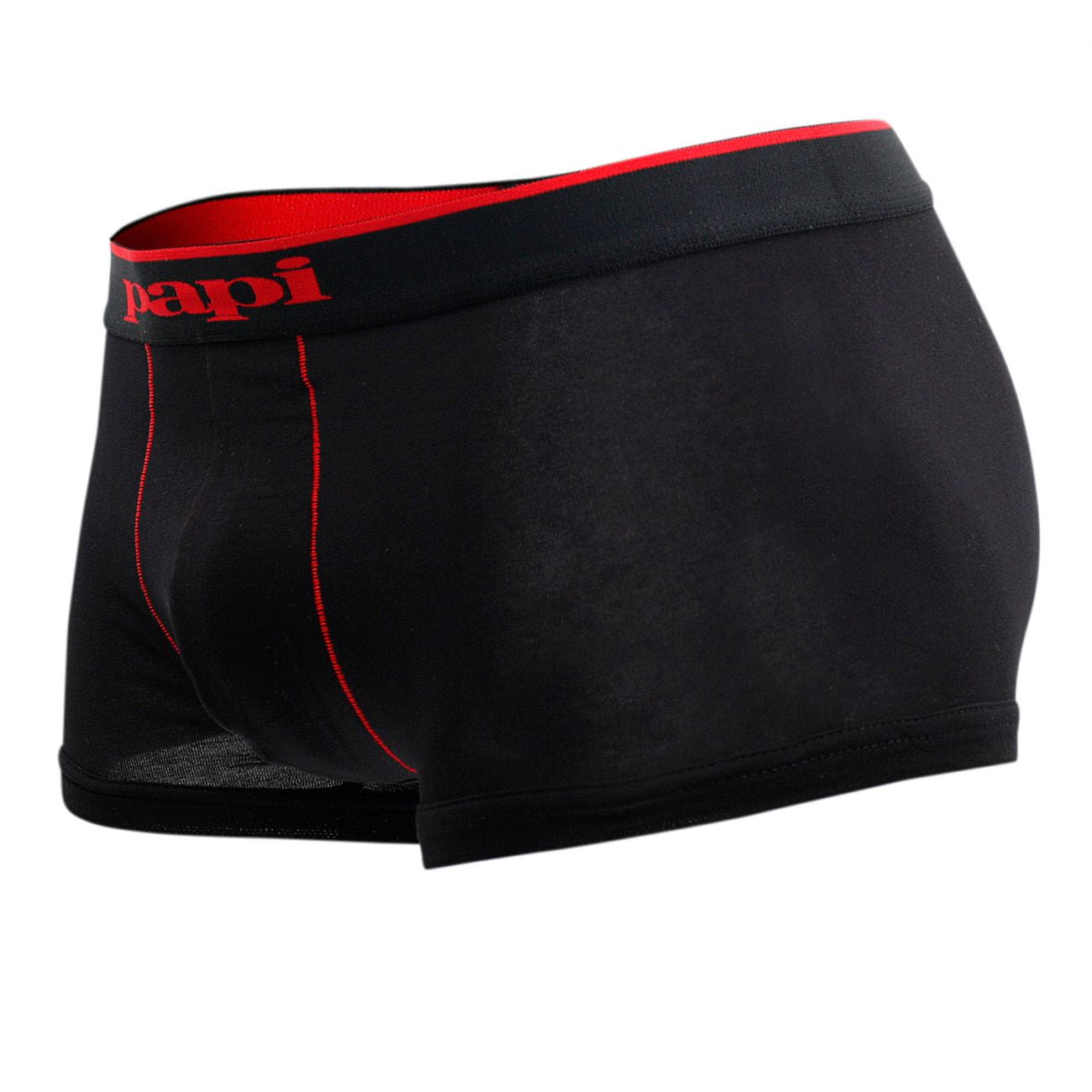 Papi 980503-982 Cotton Stretch Brazilian Yarndye Band Stripe Red Black