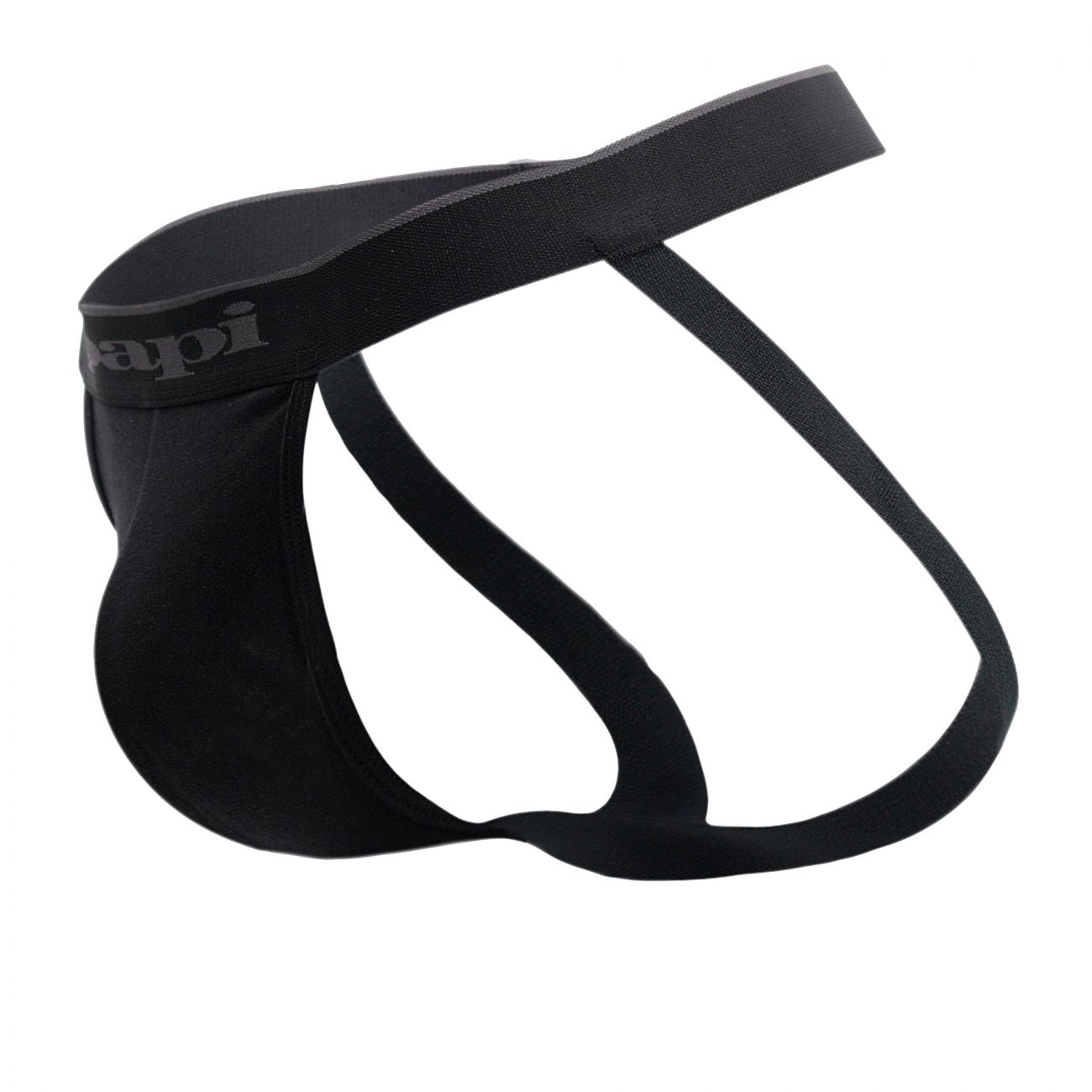 Papi 980911-001 3PK Cotton Stretch Jockstrap Black