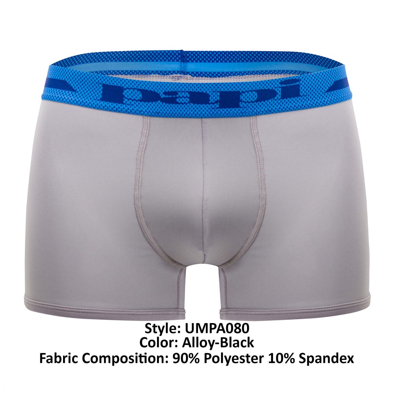 Papi UMPA080 2PK Microflex Brazilian Trunks Alloy-Black
