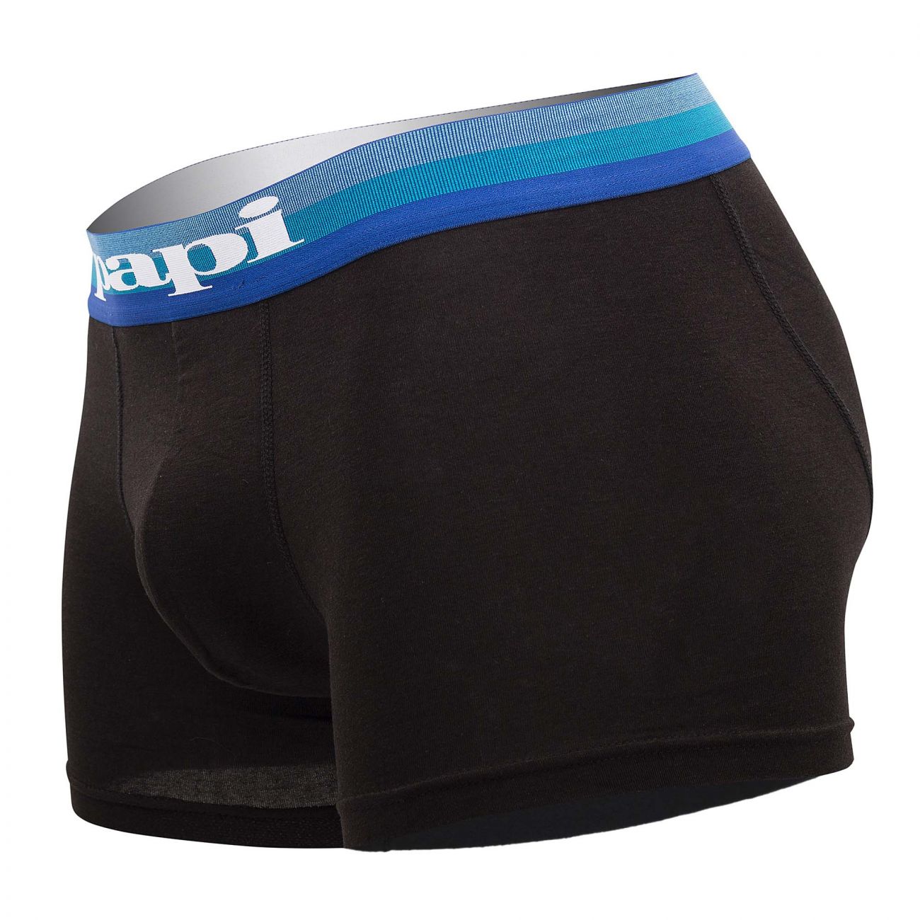 Papi UMPA088 2PK Microflex Brazilian Boxer Briefs Turquoise-Black