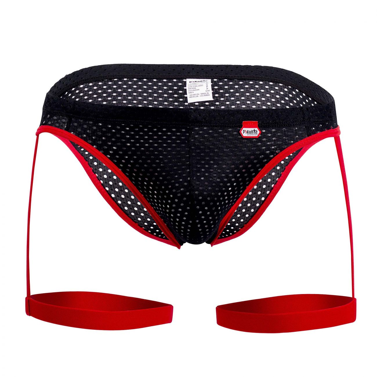 Pikante 0217 Adventures Garter Briefs Black
