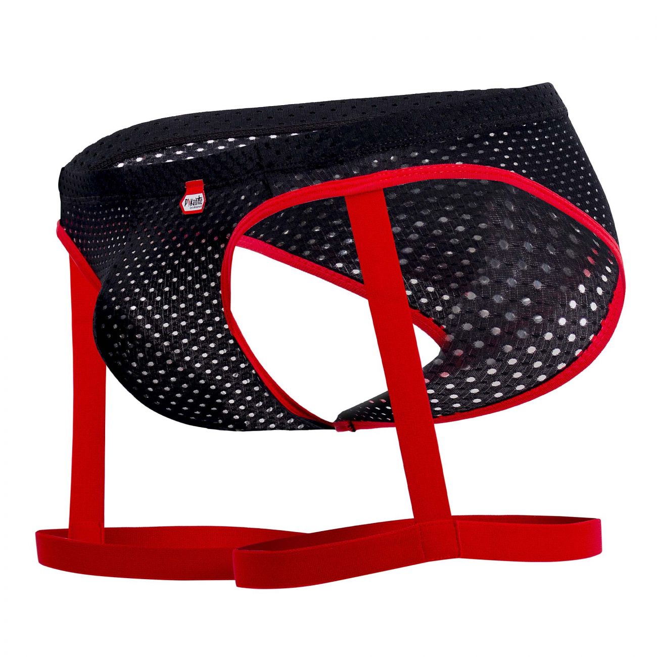 Pikante 0217 Adventures Garter Briefs Black