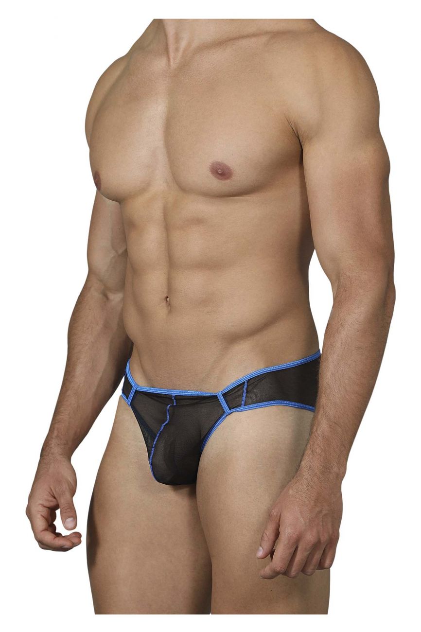 Pikante 0222 Communication Mesh Briefs Black