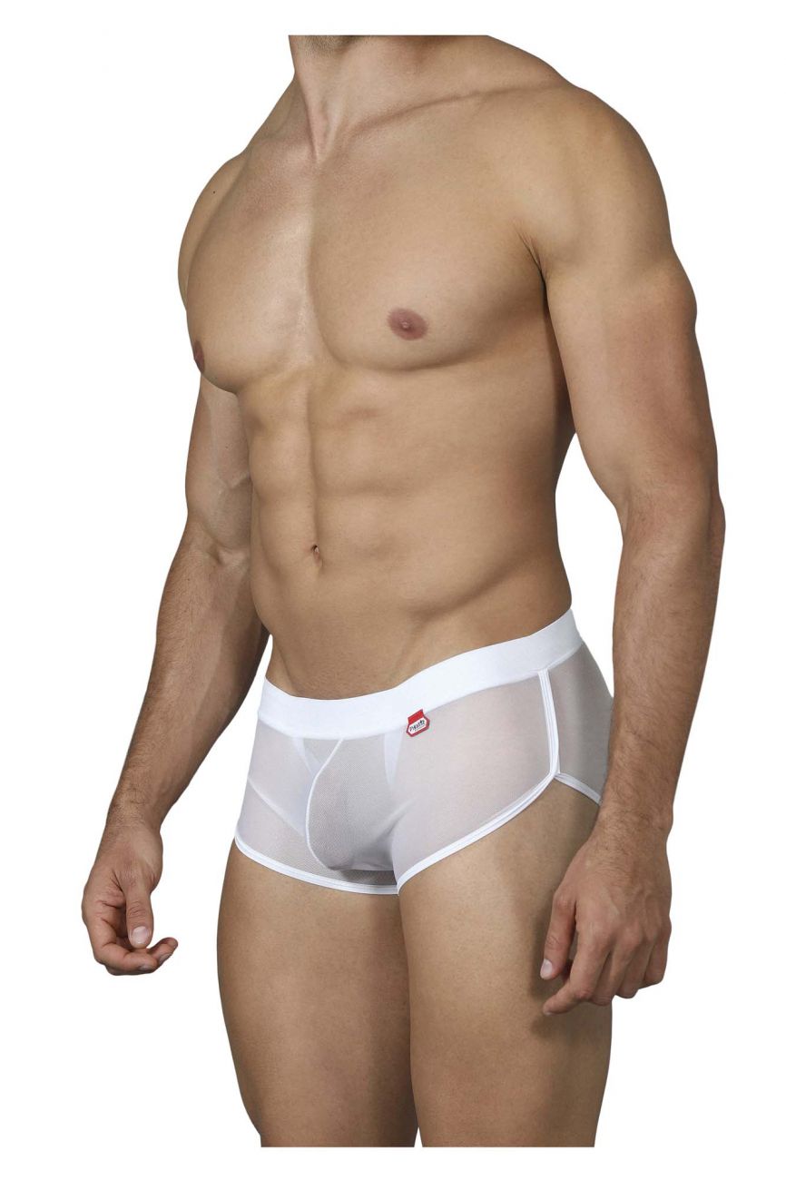 Pikante 0226 Chekke Lifter Trunks White