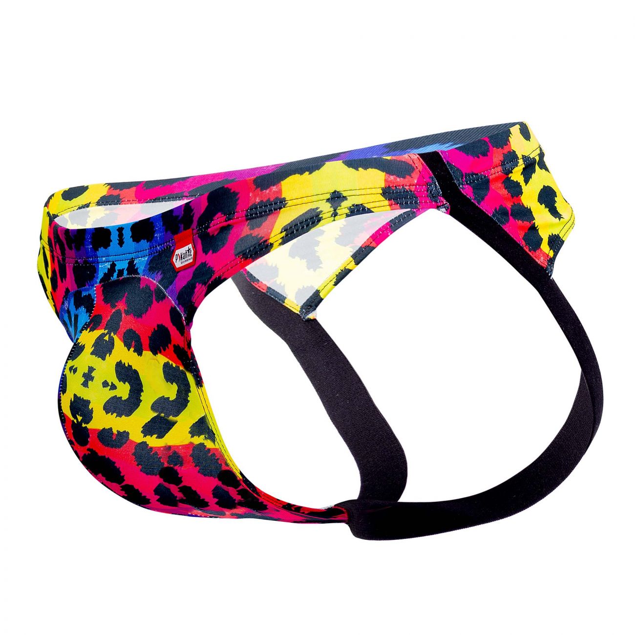 Mens Pikante Compatibility Printed Jockstrap Black Multi