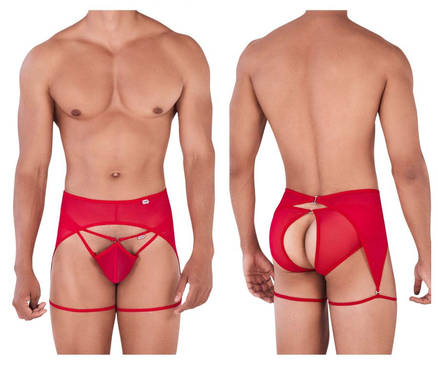 Pikante 0332 Attila Garter Jockstrap Red
