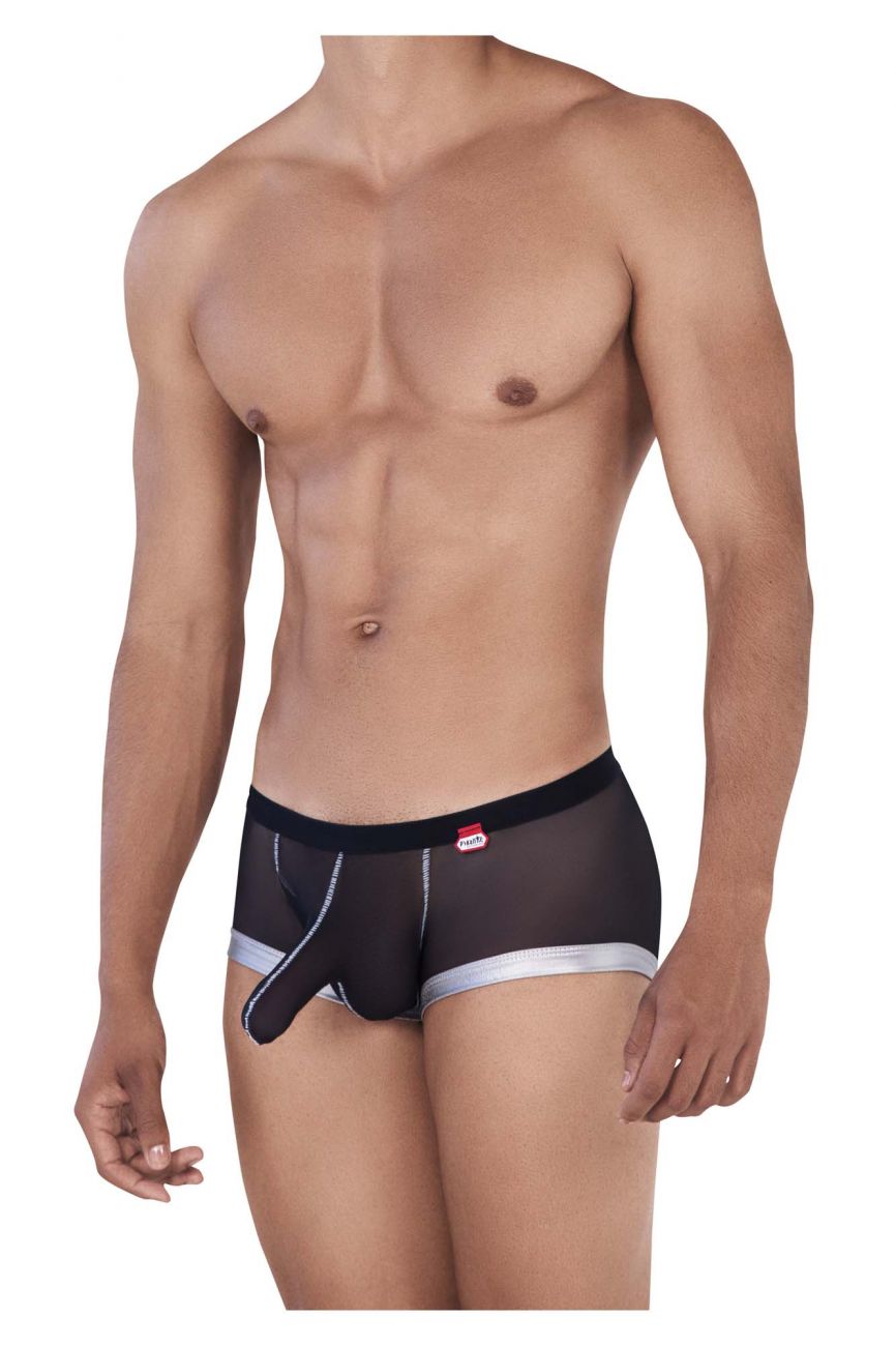 Pikante 0335 Aggressive Cock Sock Trunks Black