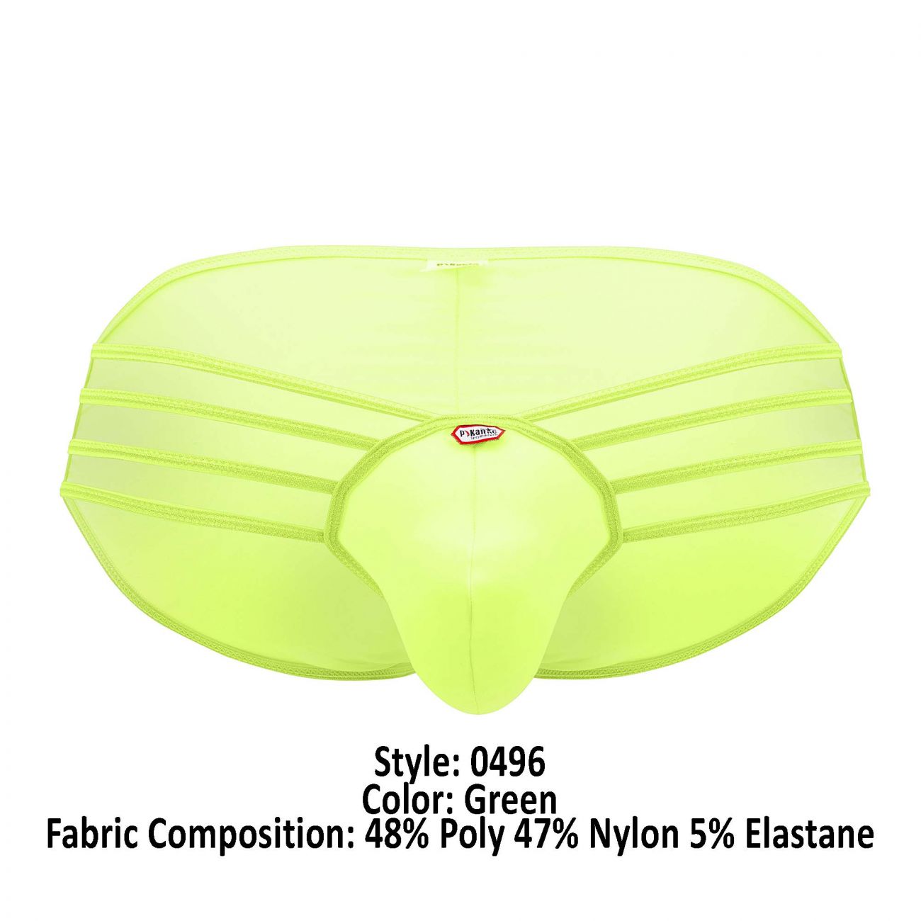 Pikante 0496 Seduction Briefs Green