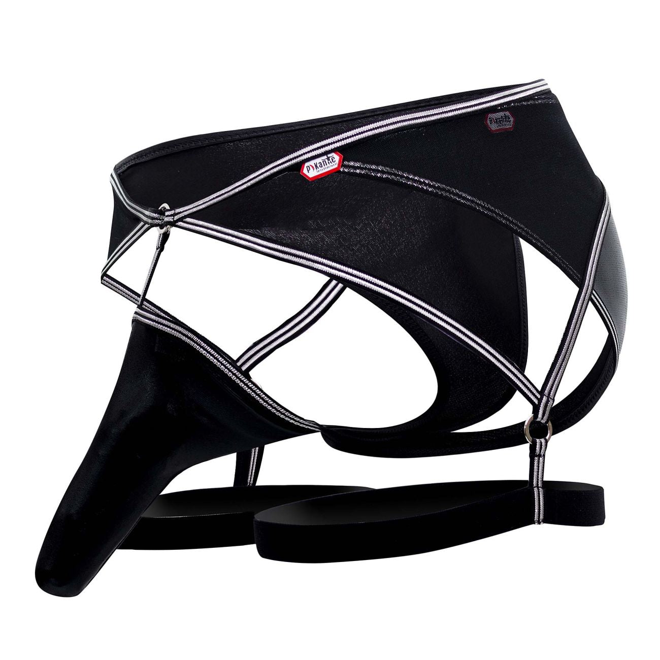 Pikante 0987 Abuya Garter Jockstrap Black