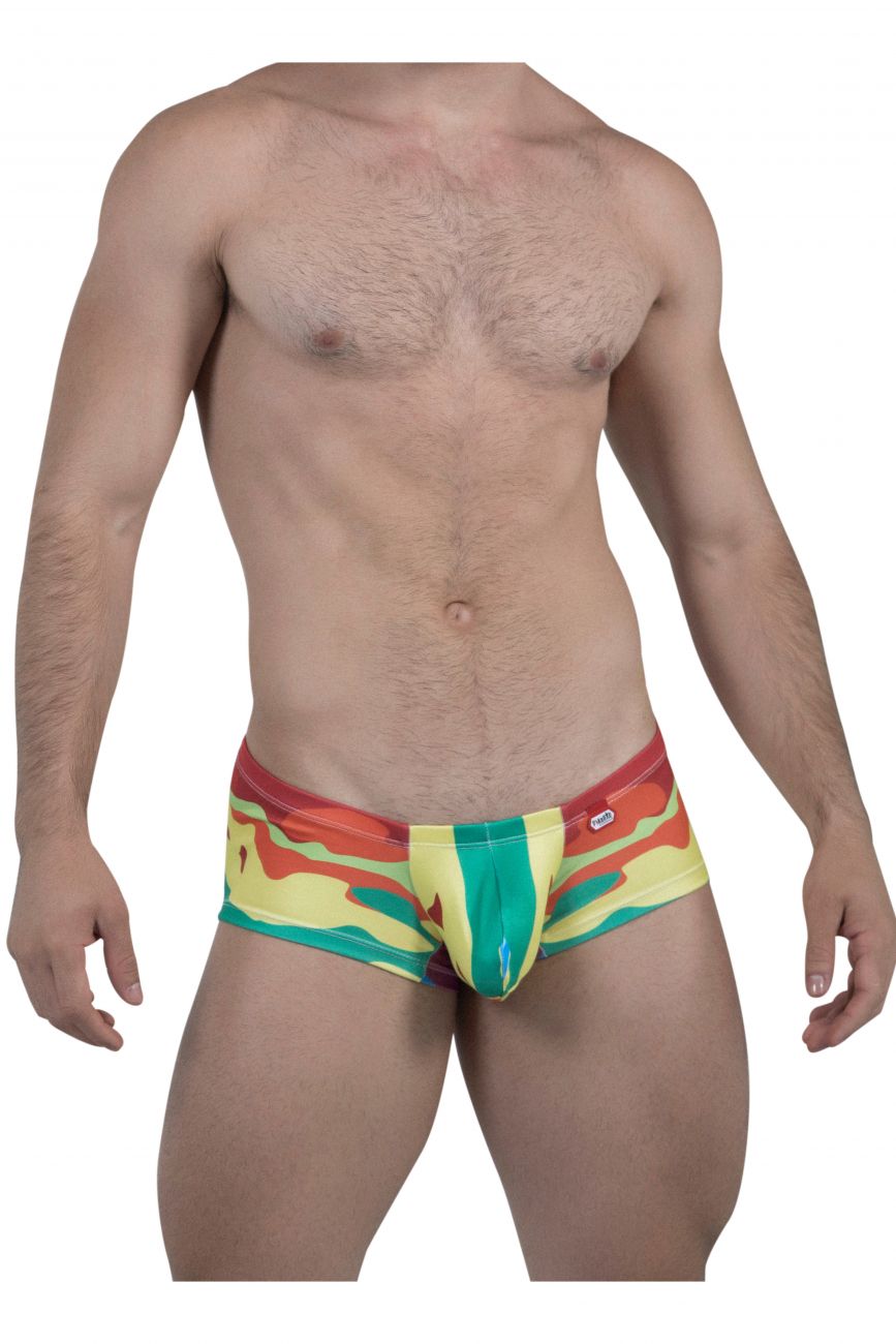 Pikante 8445 Future Latin Boxer Briefs Yellow Multi Coloured