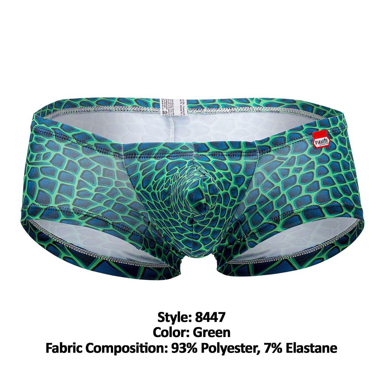 Pikante 8447 Explore Castro Latin Trunks Green