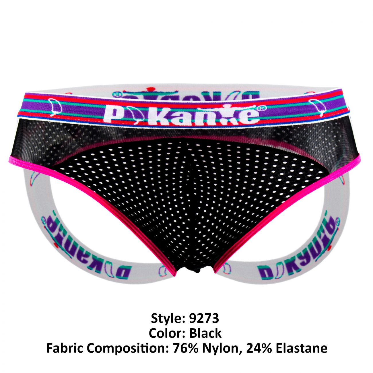 Pikante 9273 Elegance Jockstrap Black