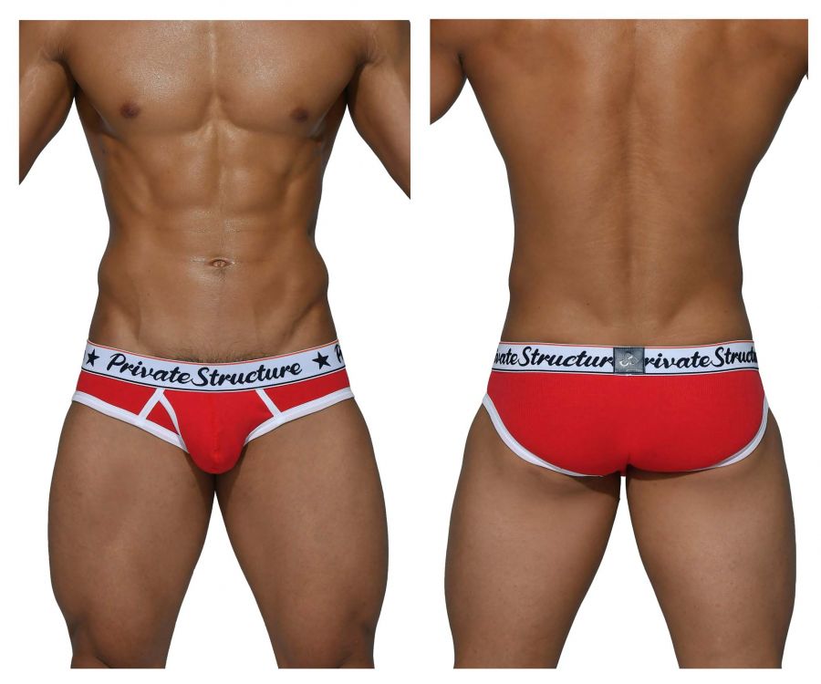Private Structure SCUX4069 Classic Mini Briefs Red