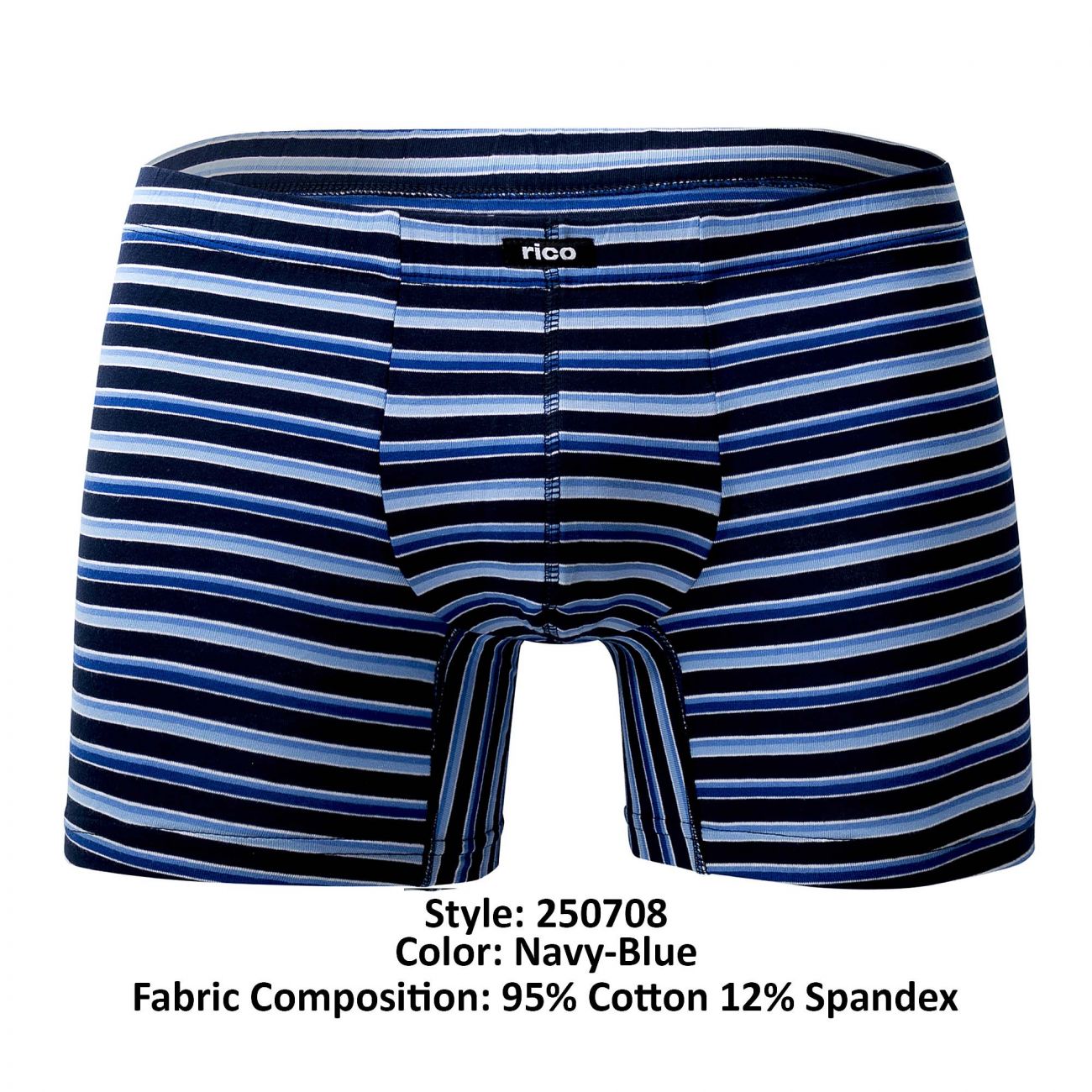 Rico 250708 3PK Stripes Boxer Briefs