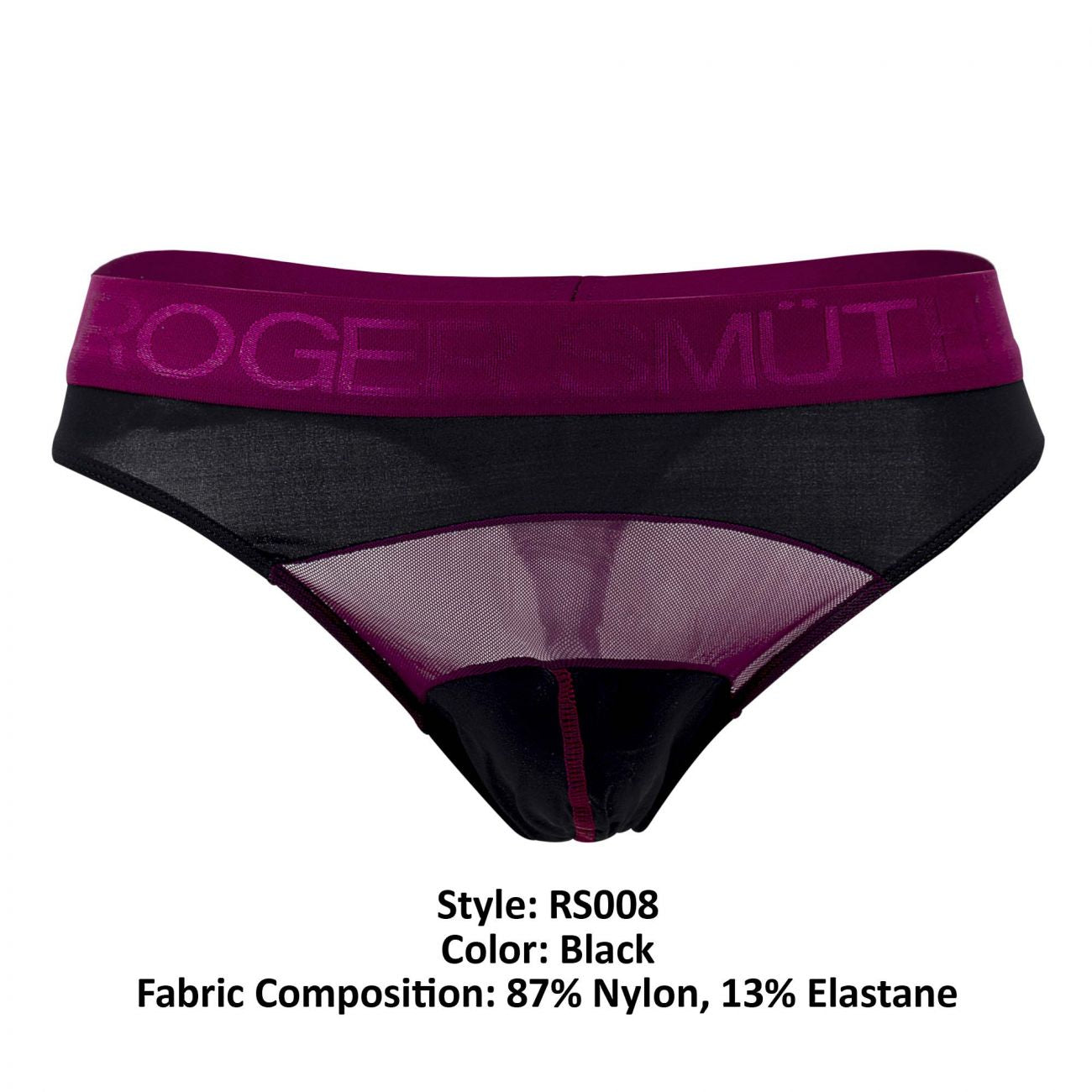 Roger Smuth RS008 Thongs Black