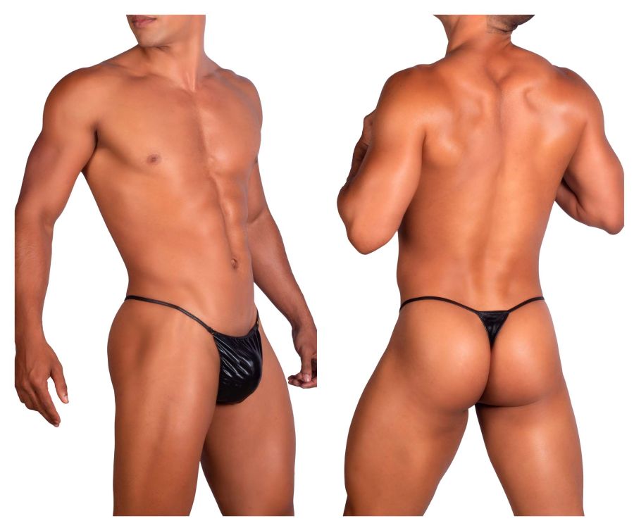 Roger Smuth RS078 Glitter Festival Thongs Black