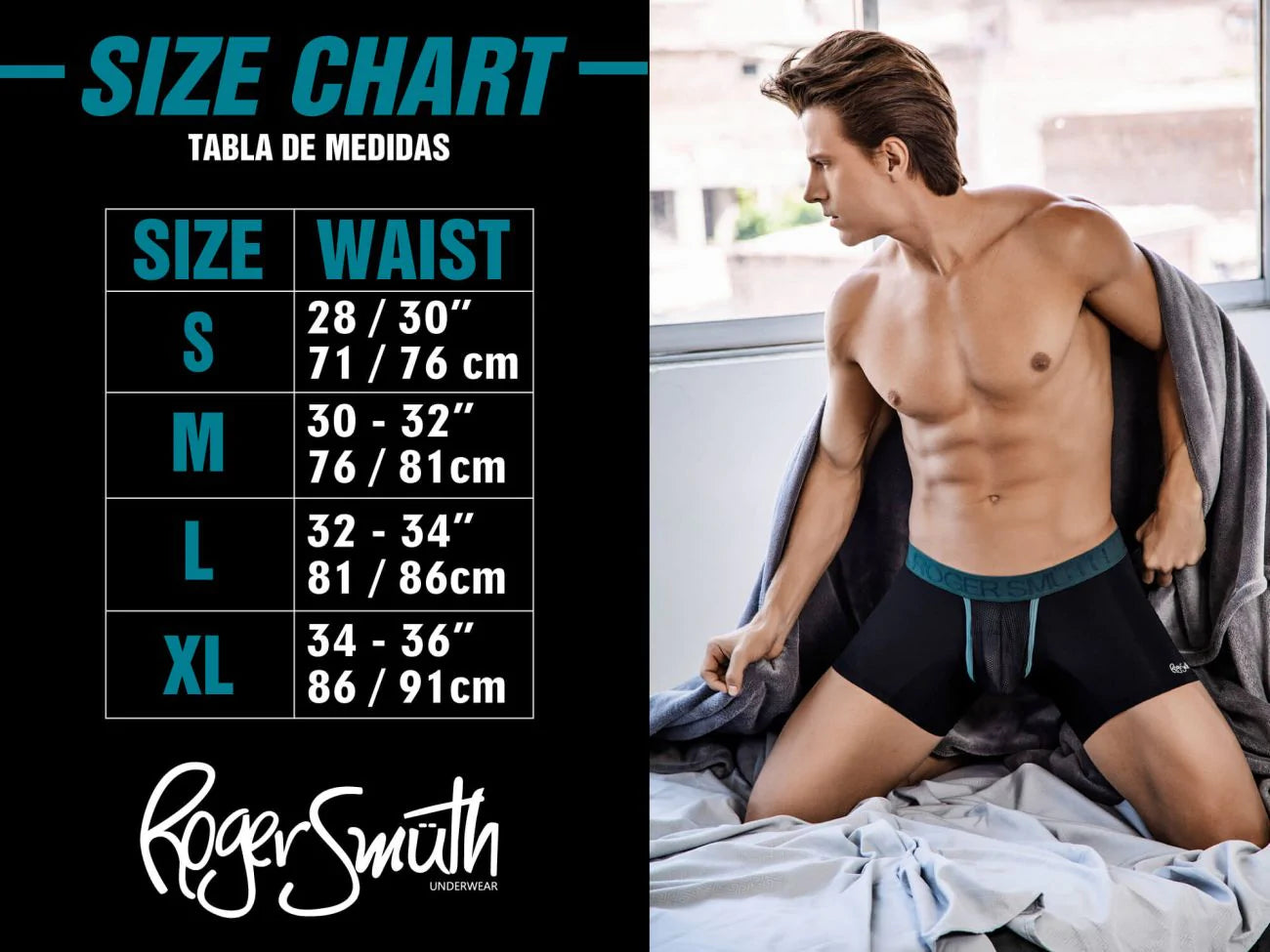 Roger Smuth RS075 Pouch Front Open Back Boxer Shorts White