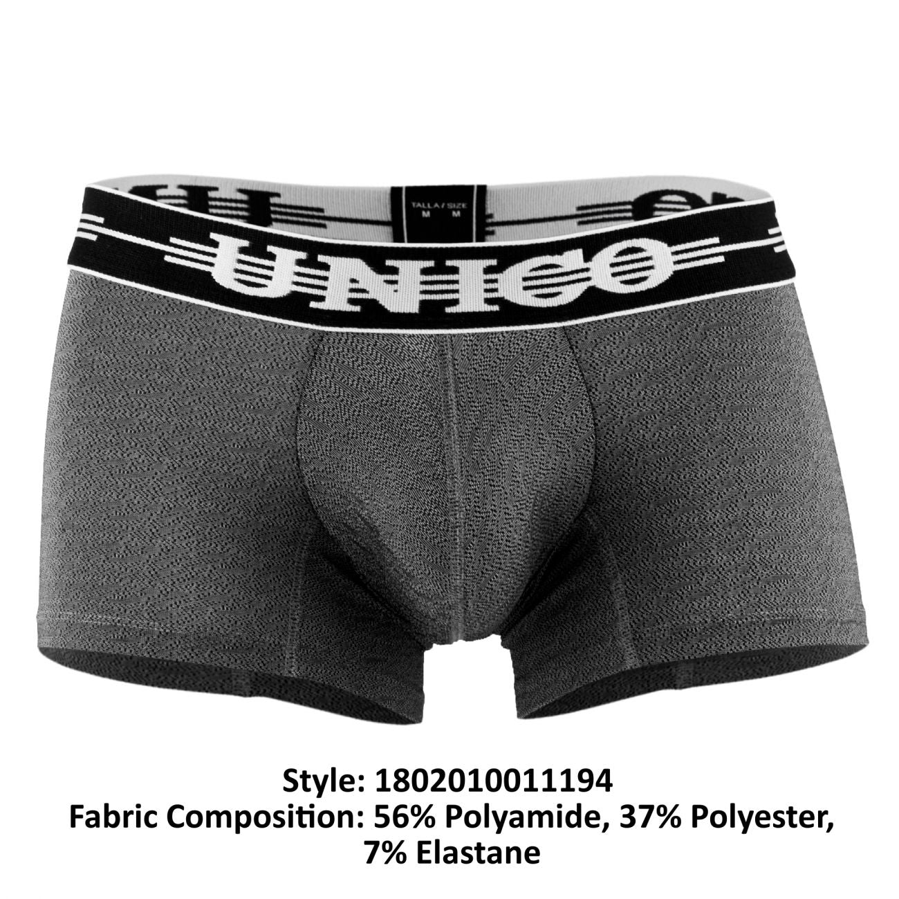 Unico 1802010011194 Boxer Briefs Self Gray