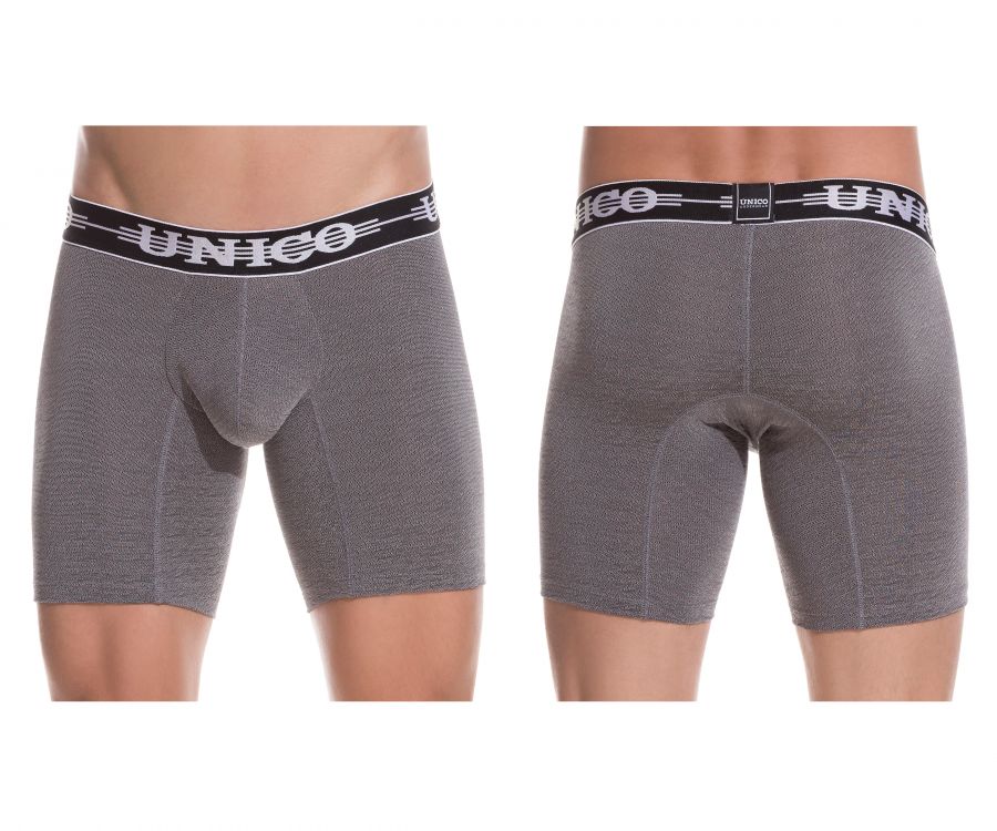 Unico 1802010021194 Boxer Briefs Self Gray