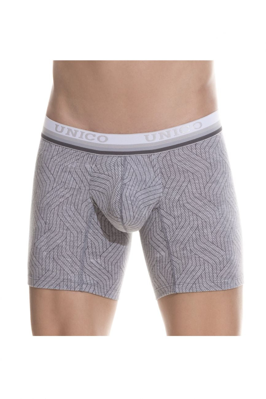 Unico 1802010023259 Boxer Briefs Sharma Gray Printed