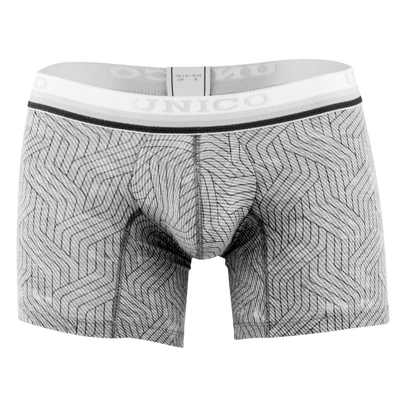 Unico 1802010023259 Boxer Briefs Sharma Gray Printed