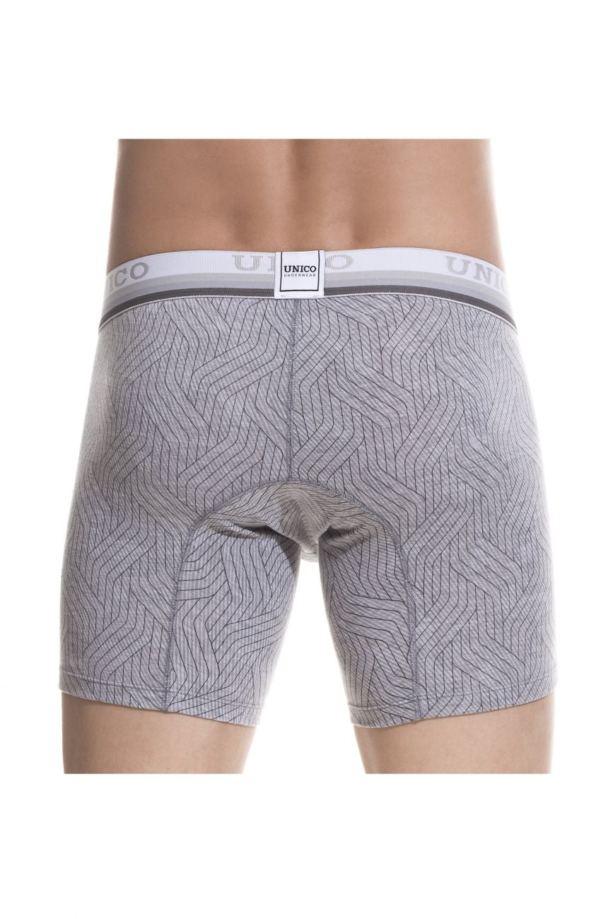 Unico 1802010023259 Boxer Briefs Sharma Gray Printed