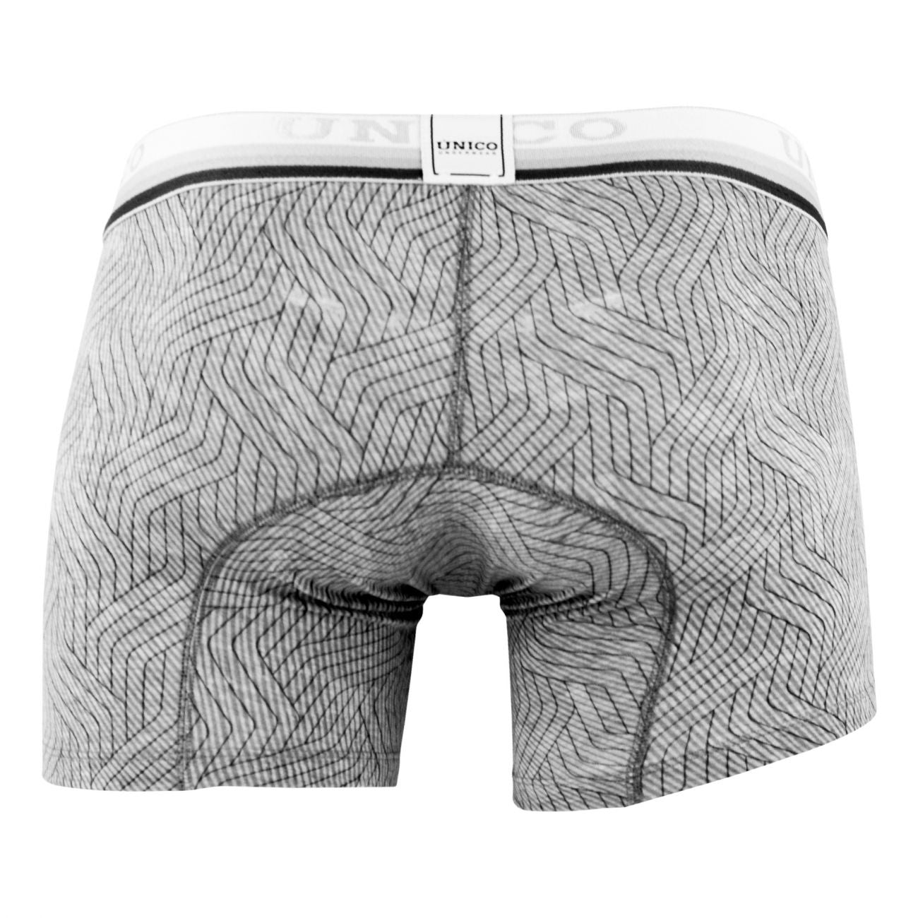 Unico 1802010023259 Boxer Briefs Sharma Gray Printed