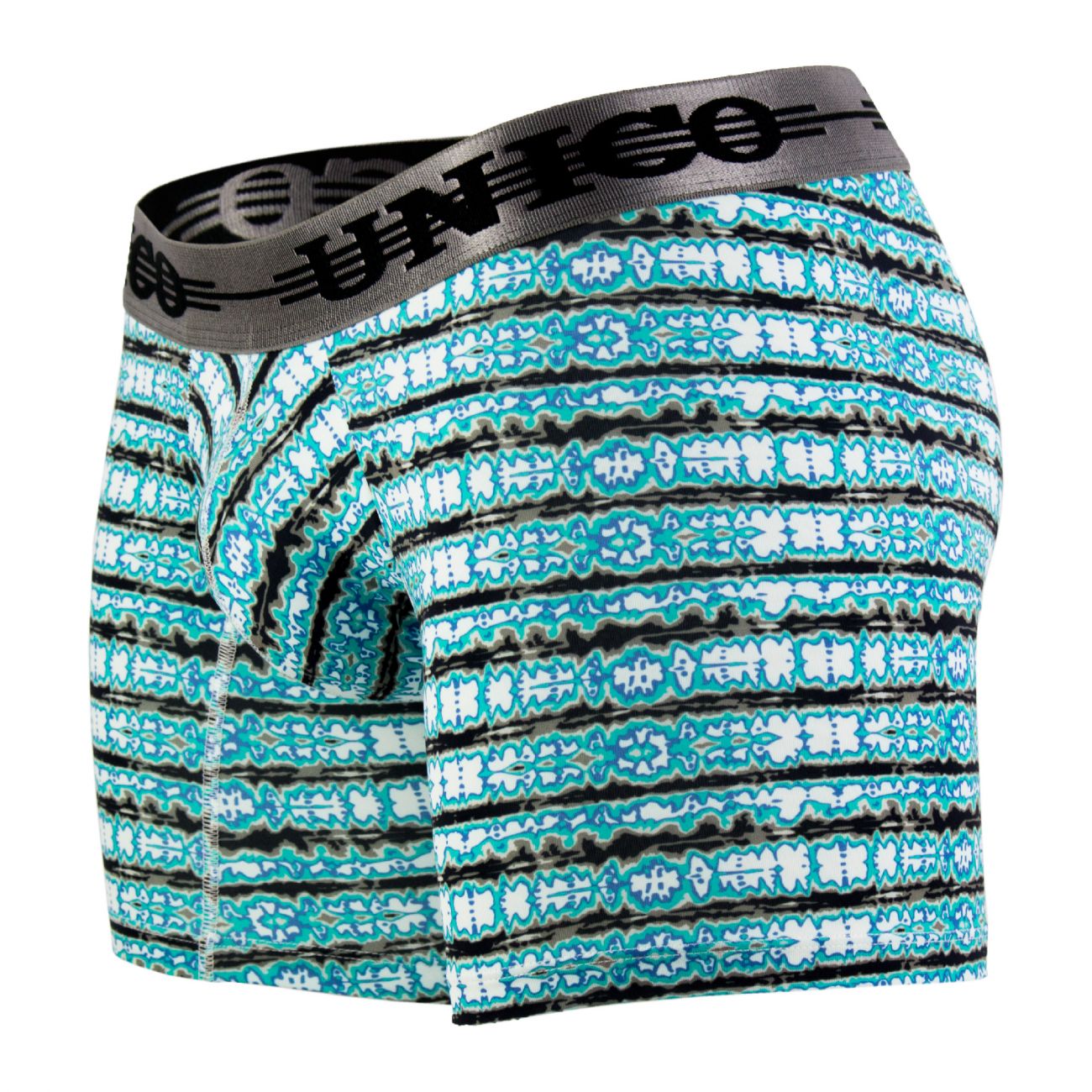 Unico 1802010025146 Boxer Briefs Track Blue Printed